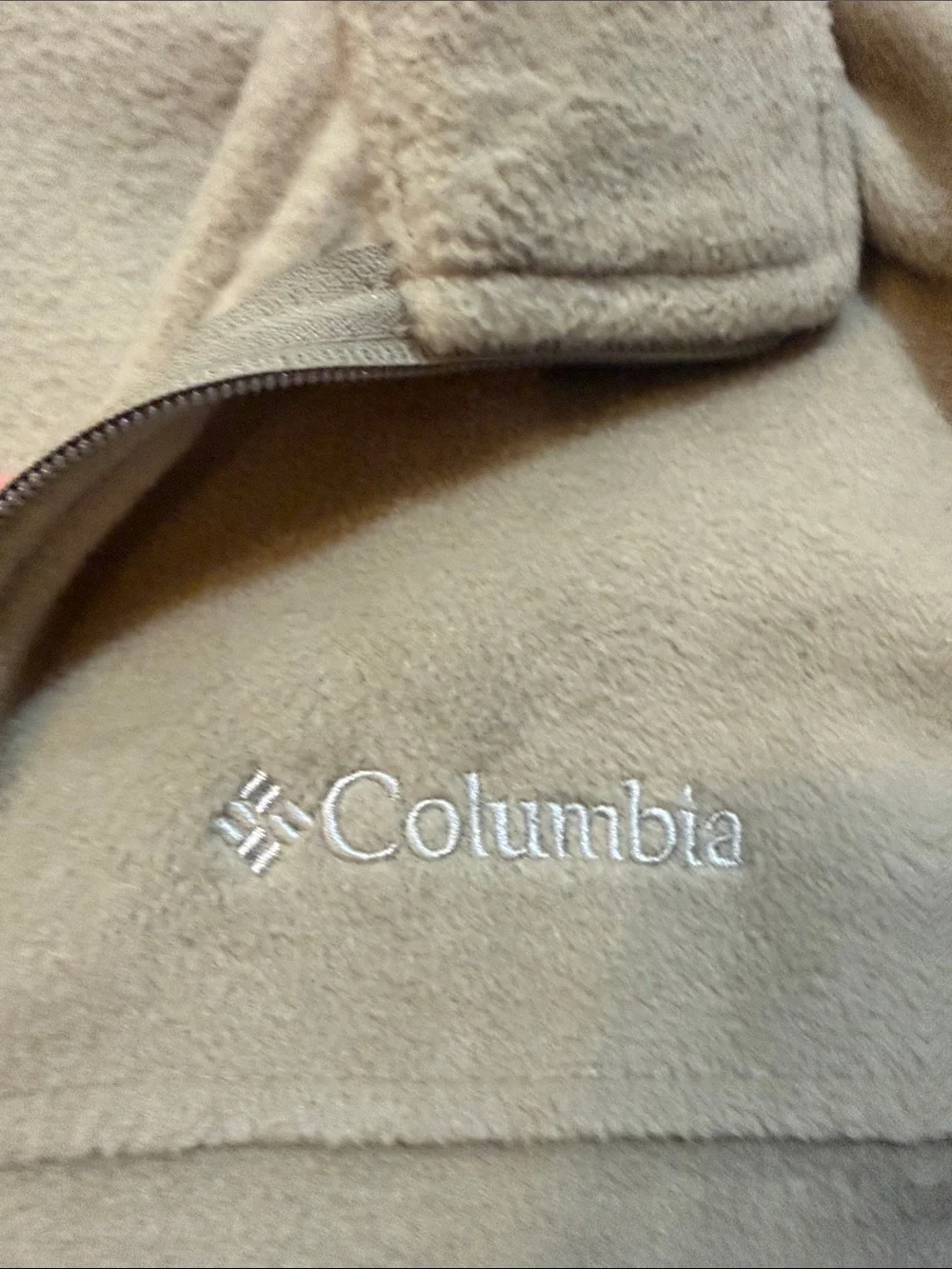 Columbia Beige Steens Mountain Fleece 2.0 Full Zip Jacket Tan Ancient Fossil